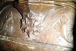 St mary the virgin Godmanchester Huntingdonshire 15th century medieval misericords misericord misericorde misericordes Miserere Misereres choir stalls Woodcarving woodwork mercy seats pity seats misericord misericords misericorde misericordes Miserere Misereres  Godmanchester n4.8.jpg